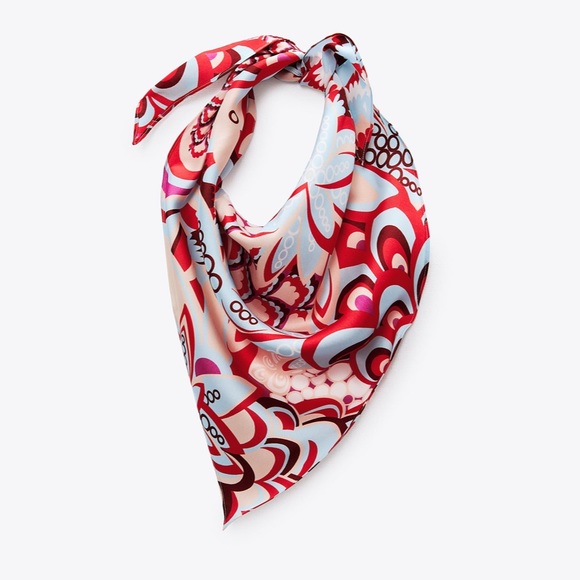 ZARA BNWT Flowy Printed Shirt and Scarf + Pants 3pc Coord Set - Picture 7 of 7